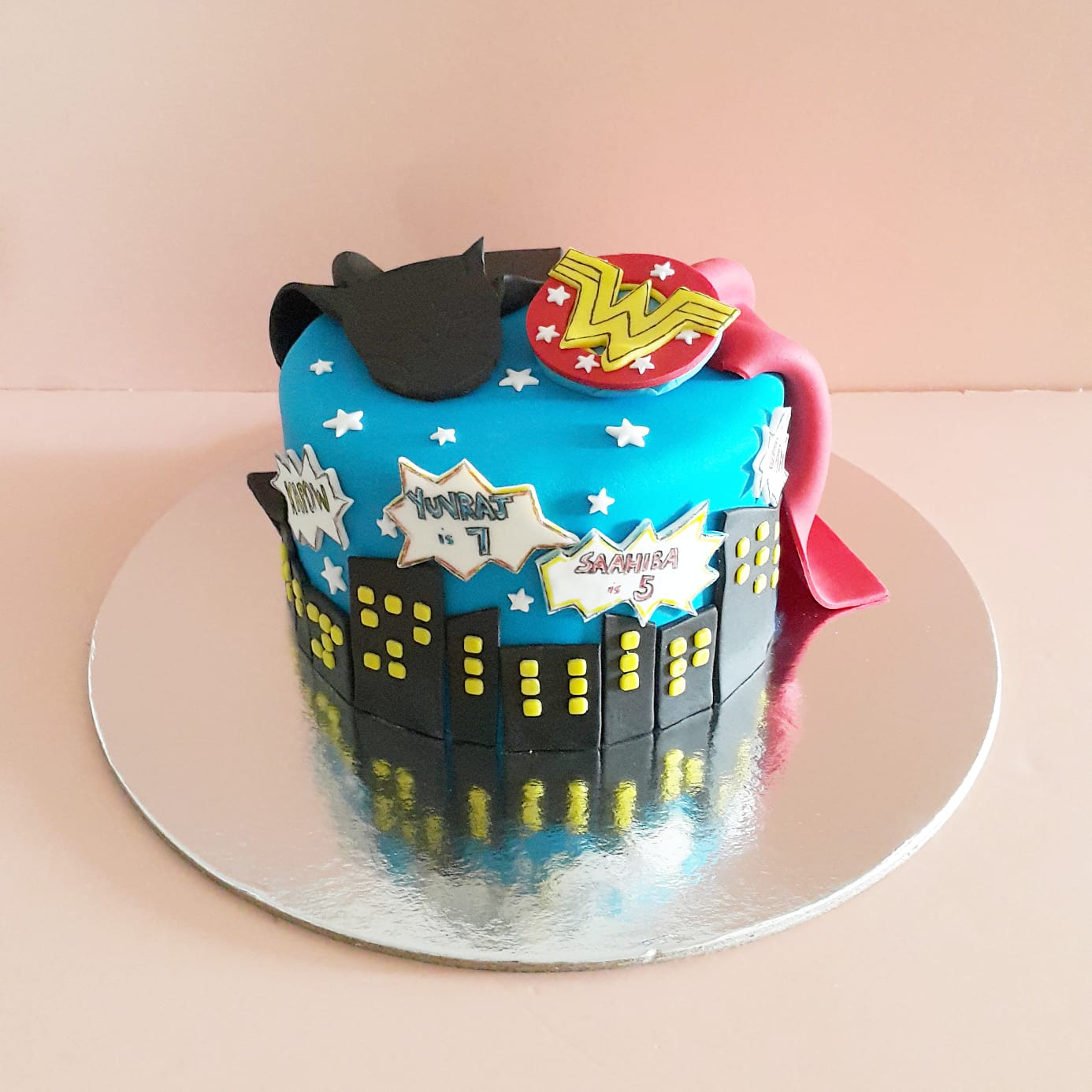 Superheroes Cake