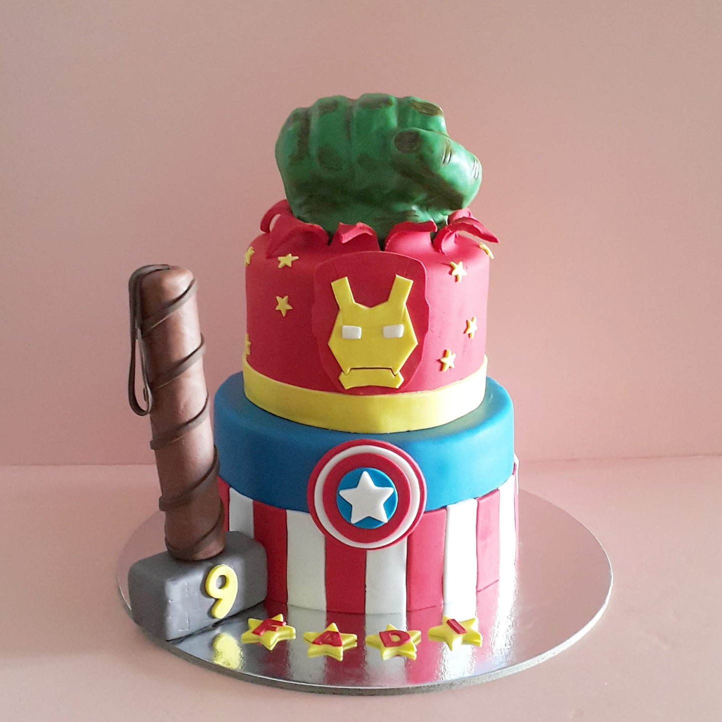 Superheroes Cake