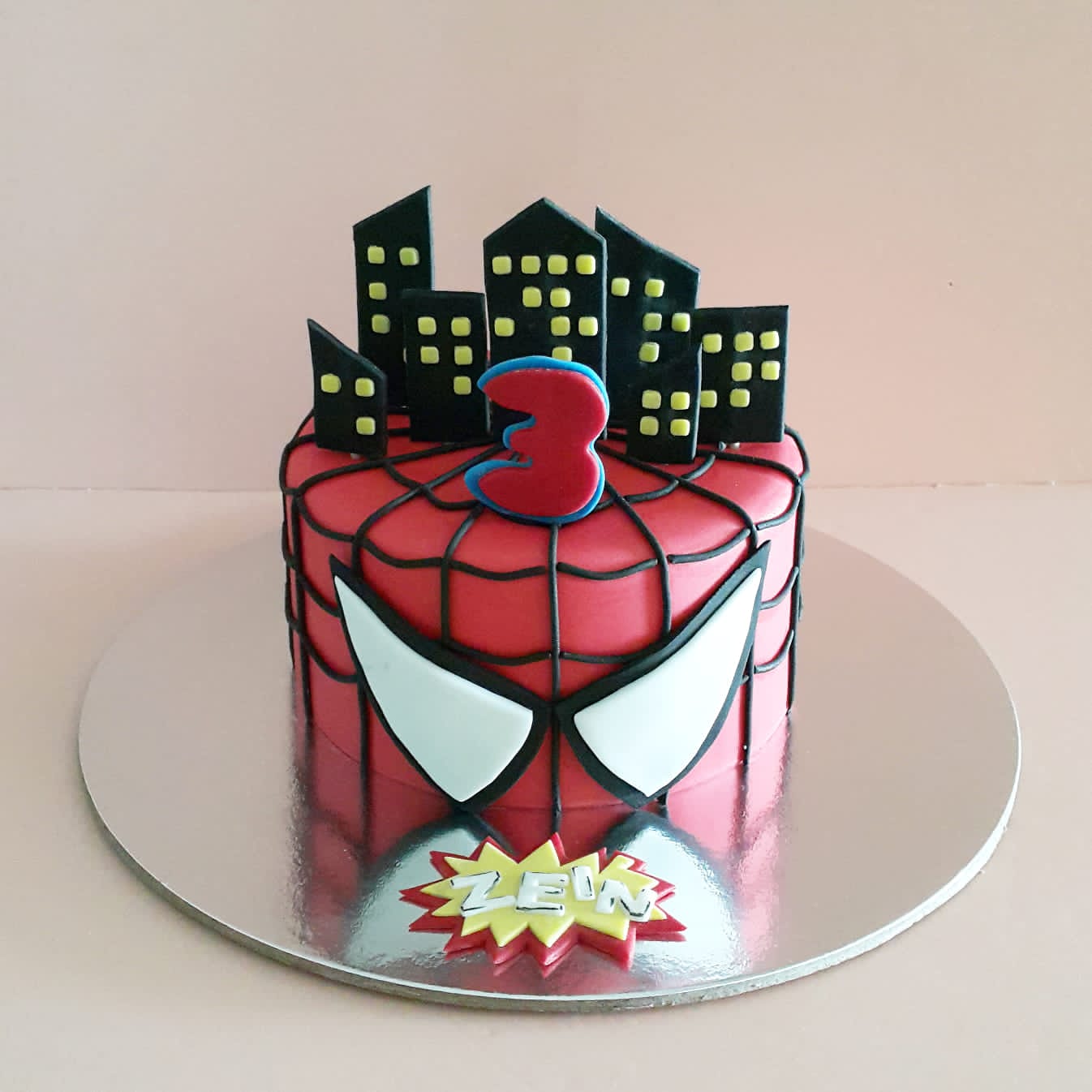 Superheroes Cake