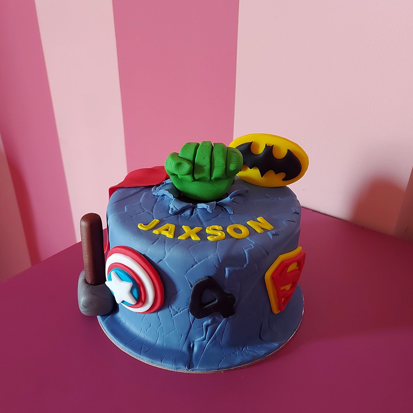 Superheroes Cake
