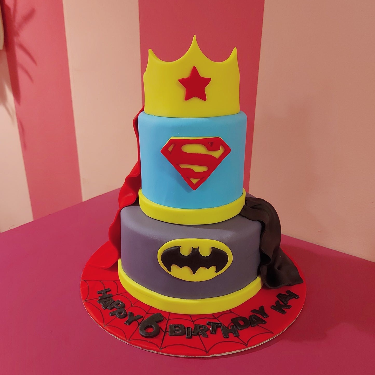 Superheroes Cake